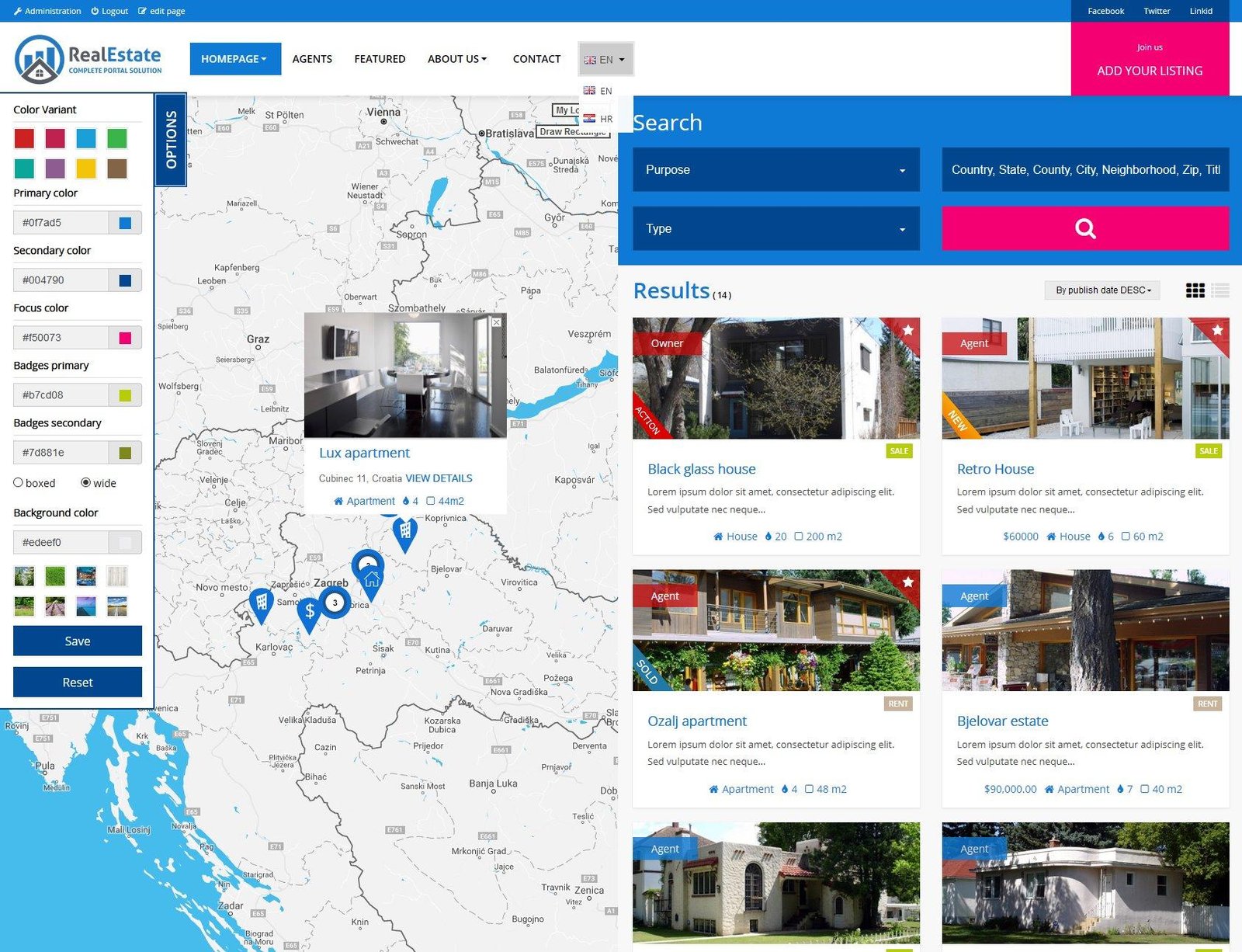 Real Estate Listing Platform